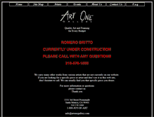 Tablet Screenshot of britto.art-one-gallery.com
